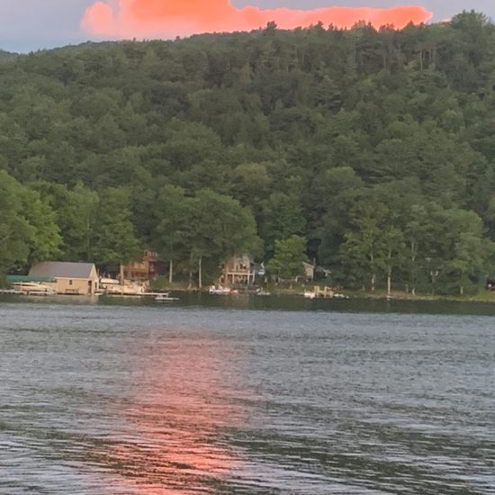 Red Cottage Across Lake St. Catherine Cottages